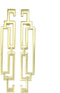 Semetall 5.6" Drawer Pulls, Modern Gold Cabinet Handles for Furniture Hardware Dresser Door with Screws,3.8" Hole Distance,Pack of 2...