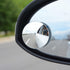 Universal Car Side Mirror Rain Guard 2 PCS Black Car Rear View Mirror Rain Covers ,Blind Spot Car Mirror 2 PCS White Round Adjustable Blind Spot M...