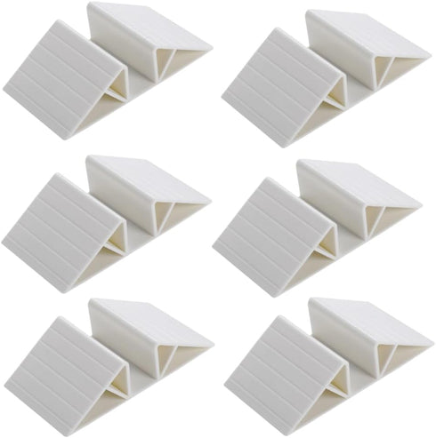 6 Piece pet gate Fence Support feet Plastic Triangular Isolation Fence Reinforcement Accessories Support Feet for Dog Gate Freestanding Pet Gate S...