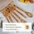 Premium Mother’s Day Bamboo wooden spoons for cooking - ideal wooden cooking utensils set Gifts For mom From Daughter - Wood Spoons for Cooking - ...
