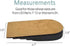 Adjustable Leg Length Discrepancy Heel Lifts Inserts Insoles - Pack of 2 (5 Layer Brown Large)...