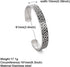Celtic Knot Bracelet For Women Men Stainless Steel Cross Triquetra Celtic Open Bangle Bracelet Vintage Symbol Cuff Bangle Viking Norse Irish Amule...