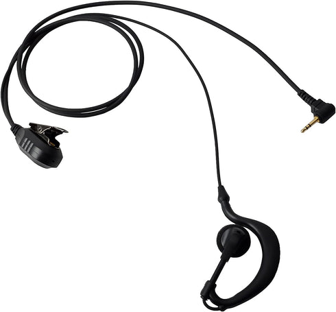 HYS Radio Earpiece Soft Rubber G Shape Earhook Law Enforcement Tactical Headset for Motorola Walkie Talkie T200TP T260 T100 T100TP T402 T460 T465 ...