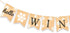 Burlap Hello Winter Banner Snowflake Winter Holiday Bunting Garland Decoration...