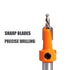 Countersink Drill Bit Set for Wood with Hex Key Wrench, 8mm Shank,10mm Countersink Diameter, Woodworking Counter Sinker Drill Bit Set Timber Carpe...