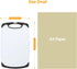 KUFUNG Kitchen Cutting Board - Juice Grooves with Easy-Grip Handles, Non-Porous, Dishwasher Safe (S, Black)...