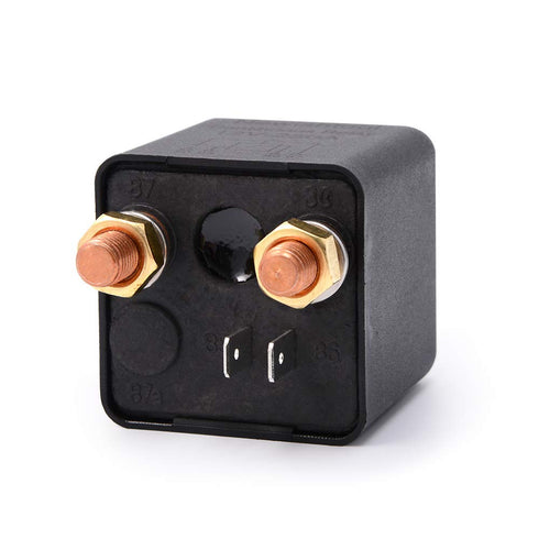 12V 250A Continuous Relay Automotive Power Switcher, SPST 4 Pin Normal Open Relay Heavy Duty Split Charger Relay, Auto Contact Switch Relay for Ca...