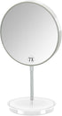 1x/7x Magnifying Makeup Mirror with Stand, Magnified 6" Double Sided Desk Table Mirror?360° Rotation Tabletop Cosmetic Mirror for Traveling,Shavin...