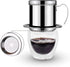 Vietnamese Coffee Drip Filter, Stainless Steel Drip Coffee Filter Maker Pour Over Coffee Dripper, Stainless Steel Cup Portable Coffee Maker Infuse...
