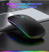 Bluetooth Mouse for iPad MacBook Air MacBook Pro iPad Pro Air Mac iMac Pro Laptop/Desktop/Computer/ Win8/10/11 Rechargeable (BT5.2+BT3.0+2.4GHz/US...