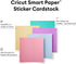 Cricut Smart Paper Sticker Cardstock - 10 Sheets - 13in x 13in - Adhesive Paper for Stickers - Compatible with Cricut Explore 3/Maker 3 - Pastels...