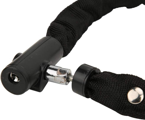 Bike Chain Lock with Key, 1.2m Bike Locks Anti-Theft Chain Lock Portable Lengthen Cycling Safety Locking Chain for Motorcycle Electric Scooter...