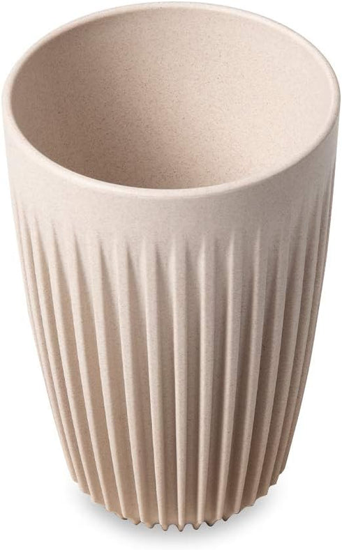 Huskee 12oz HuskeeCup Coffee and Tea Cup and Lid (Natural Color)...