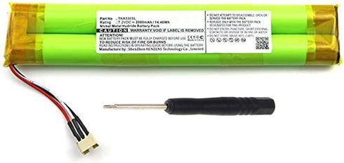 2000mAh Ni-MH Battery Replacement Compatible with TDK Life on Record A33 Wireless Weatherproof Bluetooth Speaker...