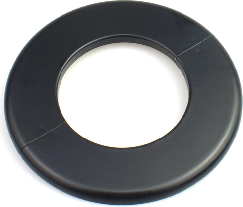 FDXGYH 2 Pcs ID 3.0 Inch ABS Wall Split Flange Self-Adhesive Tape Round Escutcheon Plate Cover for Water Pipe Faucet Decoration Accessories...