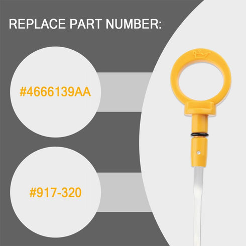 Oil Dipstick Compatible with Dodge Chrysler Town & Country,Rustproof Engine Oil Dip Stick Replacement OEM#4666139AA,917-320,Essential Car Accessor...