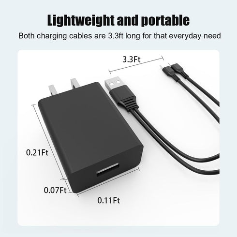 10W Charger Replacement Fit for Etekcity, JISUSU, Arboleaf, KOIOS Food Kitchen Scale AC Adapter with 5Ft USB C Charging Cable Power Cord...