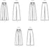 Simplicity Easy Misses' Pants in Two Lengths Sewing Pattern Kit, Design Code S9823, Sizes 16-18-20-22-24, Multicolor...