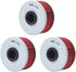 AHL 144 Oil Filter for 1982-1983 Yamaha XJ750 Maxim 750(pack of 3)...