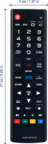 New AKB73975702 Replace Remote fit for LG LCD LED HDTV Smart 3D TV 42LA6200 47LA6200 50LA6200 55EA8800 55EA9700 55EA9800 55EA9850 55LA6200 55LA710...