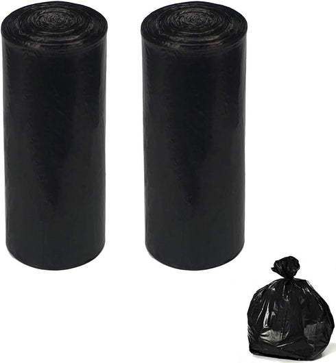 Black 13 Gallon Tall Kitchen Trash Bag, 1 Mil, Rubbish Bags Black Tall Garbage Can Liners, 23.62"W x 31.49"H, 30 Count...