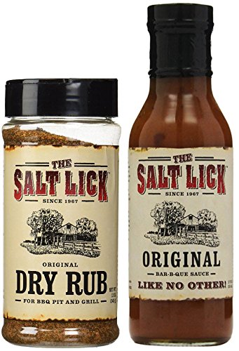 Salt Lick Original Favorites Assortment, one each of Original Dry Rub, Original BBQ Sauce...