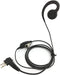 1-Wire C-Shape Swivel Earpiece Headset with PTT Button Mic for Motorola Two-Way Radio Walkie Talkies CP110, CP185, CP200, CLS1110, CLS1410, EP450,...