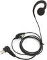 1-Wire C-Shape Swivel Earpiece Headset with PTT Button Mic for Motorola Two-Way Radio Walkie Talkies CP110, CP185, CP200, CLS1110, CLS1410, EP450,...
