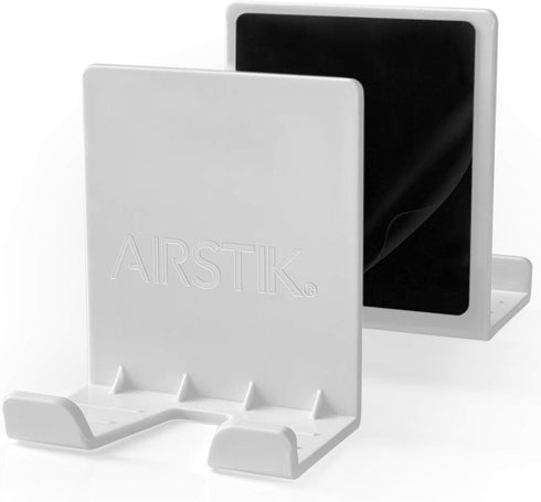 AIRSTIK Cradle Glass Mount Phone Holder Reusable TikTok Facetime Compatible with iPhone iPad Cell Phone for Bathroom Kitchen Shower Dorm Office Ma...