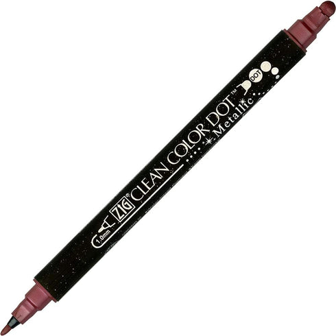 Kuretake TC-8100/6V ZIG Clean Color Dot Metallic 6 Colors...
