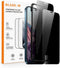 GLASS-M Privacy Screen Protector for iPhone 12 Pro Max, Anti-Spy 9H Tempered Glass with Installation Frame, Anti-Peep Screen Cover - 2 Pack...