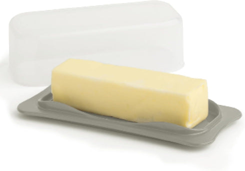 Signoraware Butter Dish with Lid -Butter Keeper Container with Clear Lid for Countertop, Frige- Durable Plastic, Unbreakable Standard Butter Dish ...