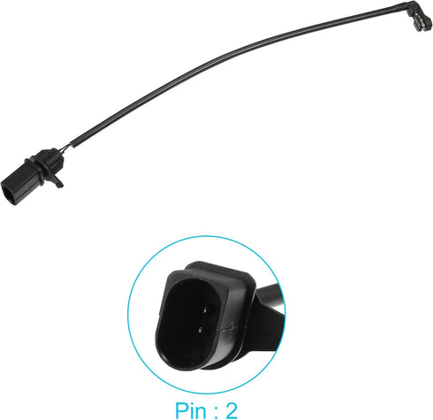 X AUTOHAUX 2pcs 8T0907637 Car Front Disc Brake Pad Wear Sensor Brake Pad Wear Indicators for Audi A4 A5 A6 S4...