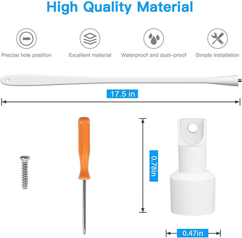 Flexible Twist Mount for ANMEATE SM24 /Babysense V24US /GoodBaby UU24 Video Baby Monitor Without Tools or Wall Damage...