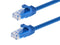 Monoprice Cat6 Ethernet Patch Cable - Snagless RJ45, 24AWG Stranded Pure Bare Copper Wire, 550Mhz, UTP, 7 Feet, Blue - Flexboot Series (1 Pack)...