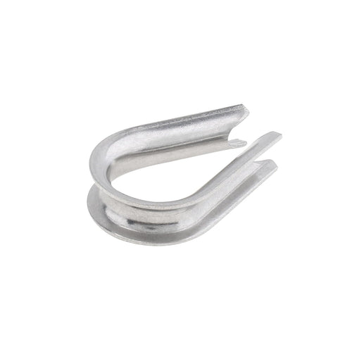 1/4" Wire Rope Thimbles 6Pcs, M5 Stainless Steel Thimble for Diameter Cable Rigging...