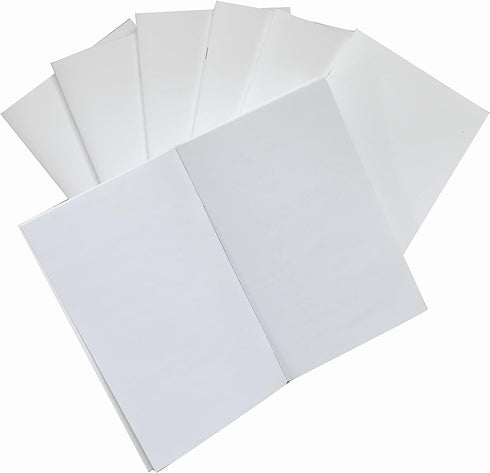 Sketch Book, Journaling Notebooks & Drawing Books for Kids | Bulk Notebooks, Small Sketchbook, Blank Books with White Covers | 32pg of Unruled Pre...
