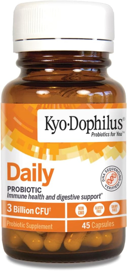 Kyo-Dophilus Daily Probiotic, Immune and Digestive Support*, 45 capsules (Packaging may vary)...
