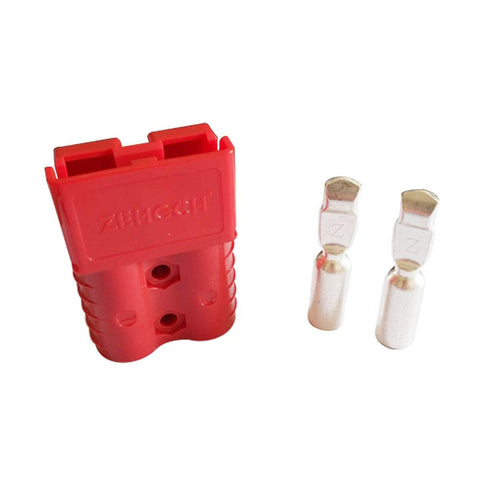 120A Battery Connector for 120A 600V Plug,Quick-Connector Disconnector Housing 2-Pole (Red)...