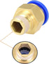 uxcell Straight Pneumatic Push to Quick Connect Fittings G3/8 Male x 14mm Tube OD 4pcs...