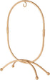 Bard's Oval Shaped Gold-Toned Wrought Iron Ornament Stand, 11" H x 7.25" W x 7.25" D...