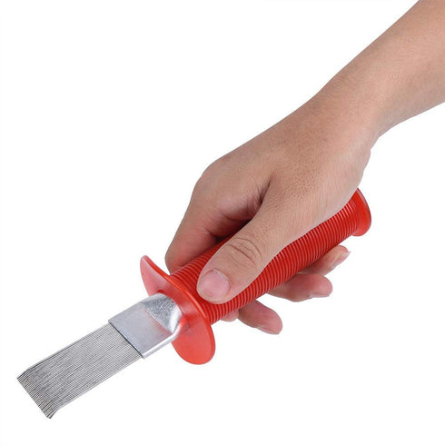 AMONIDA Air Conditioner Fin Comb, Stainless Steel Plastic Handle Threaded Design for Air Conditioner Condenser Repairing and Cleaning...