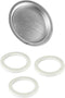 Univen 2.5" (64mm) Espresso Filter and Gasket Seals Compatible with Bialetti 6 Cup Aluminum Espresso Makers...
