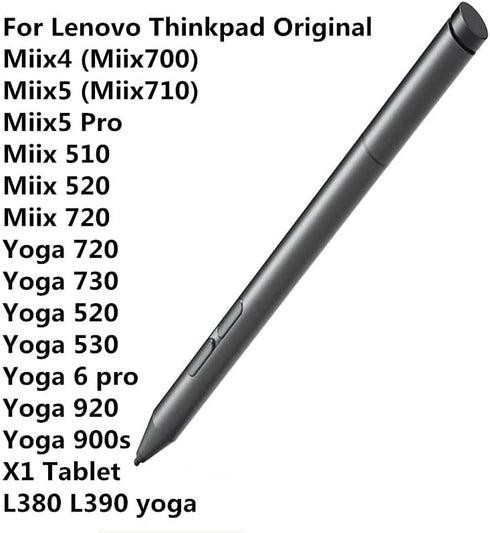 Active Pen 2 for ThinkPad X1 Tablet Gen2 (20JB, 20JC), Ideapad MIIX 720 MIIX 510 MIIX 520 Yoga 720 Yoga 920, Compatible 5T70M55297...