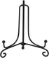 Black Iron Plate Stand,12 Inches Iron Foldable Plate Stand Picture Stand Photo Stand for Display, Plate Stand for Decorative Plates, Picture Frame...