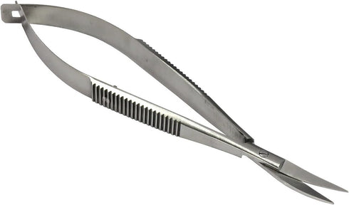 HTS 144C7 4.5" Curved Stainless Steel Squeeze Scissors...