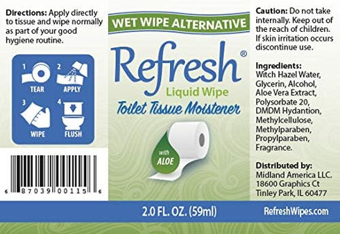 Toilet Paper Spray. Eco-Friendly Wet Wipe Alternative. Cleanses and Soothes with Witch Hazel and Aloe. Plumbing and Septic Safe. 2 Fl Oz (3 Pack)....