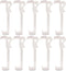 Amazing Drapery Hardware 2.5 Inch Clear Valance Clips for Top Blind Brands, 10-Pack - Sturdy Plastic Brackets, Ideal for Wood & Metal Treatments, ...