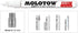 Molotow ONE4ALL Empty Acrylic Paint Marker, 2mm, Use with Molotow ONE4ALL Acrylic Paint Refill (Sold Separately) (111.000)...