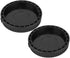 2Pcs Camera Lens Lens Cover for Nikon Z6 Z7 Z50 and Z-Mount Camera - Black...